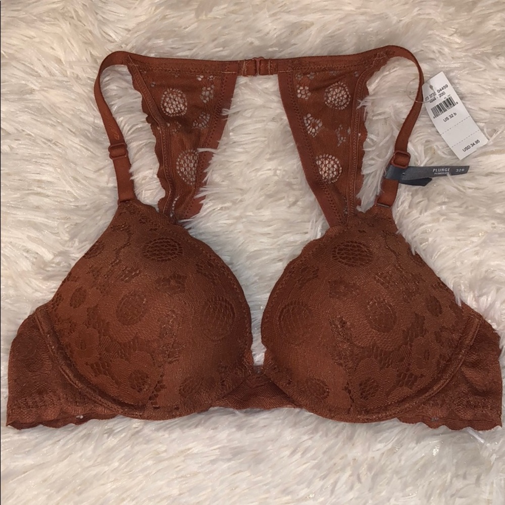 Orange “Plunge Brooke” Bra from aerie